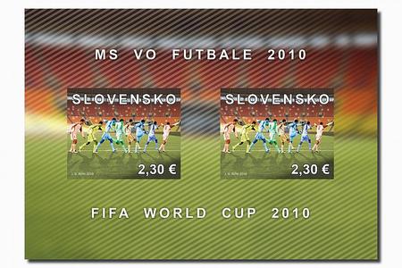 Slovakia's World Cup stamp issue. Photo