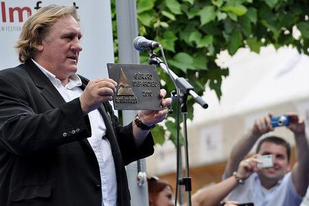 Gérard Depardieu was the main star of the festival.