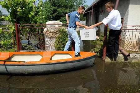 The parliamentary elections took place as some parts of the country were just recovering from widespread flooding.