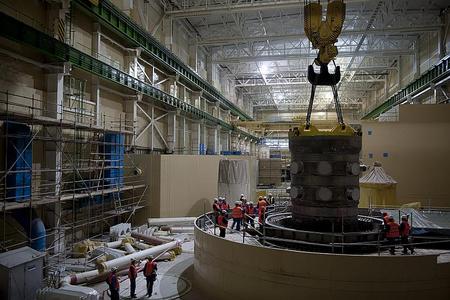 The new pressure vessel at Mochovce 3.