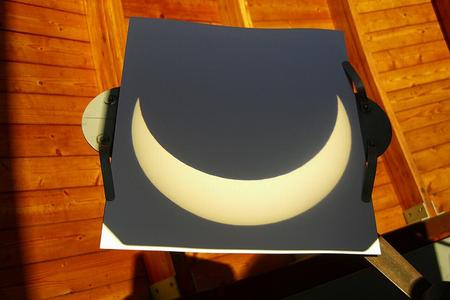 The solar eclipse in Stará Lesná.