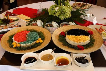 A wide selection of tasty morsels were prepared for the Korean Food Contest. 