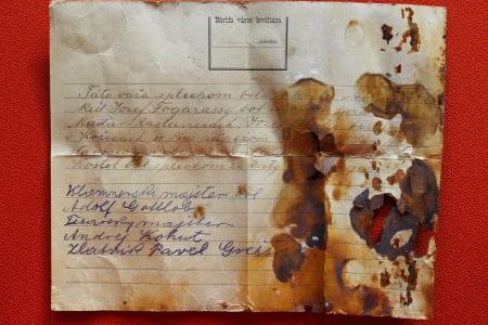 The document discovered in a church tower in Raslavice during its reconstruction.