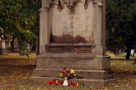 The grave of Karol Jetting in Bratislava