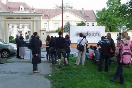 Multiplace was staged outside the GJK in protest.