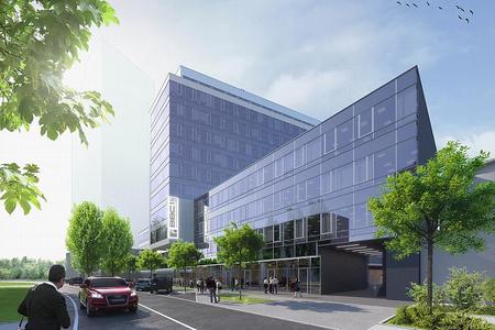 Eco-friendly offices are under construction in Bratislava. 