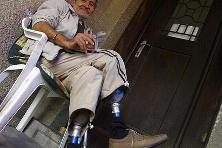 A resident at the St Louise de Marillac shelter.