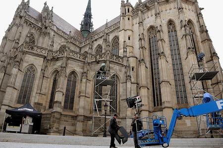 Screen star: The Gothic Cathedral of St Elisabeth in Košice.