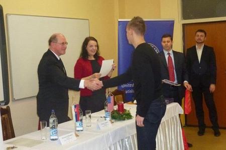 US Ambassador Theodore Sedgwick in Nitra.