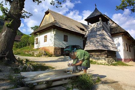 Traditional architecture – and lifestyle – has been preserved in Vlkolínec.