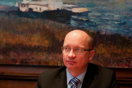 Robert Redhammer, the rector of STU in Bratislava. 