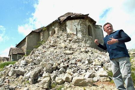 The current state of the historic church.