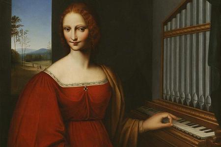 Saint Cecilia, by an unknown artist.