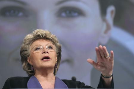 Viviane Reding, the European Union's Justice Commissioner, wants more women in top management.