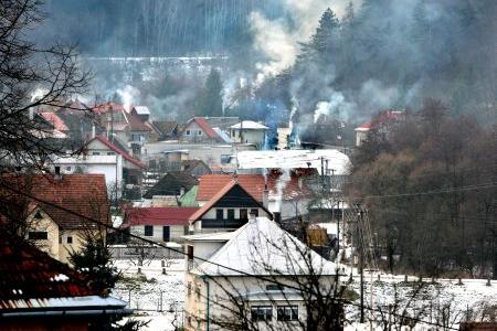 Some locales, like this village in central Slovakia, have difficulty getting web access.