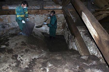 The fragrant attic of Ratková's church. 