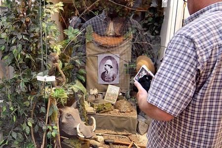 Interactive exhibits are popular with children. 