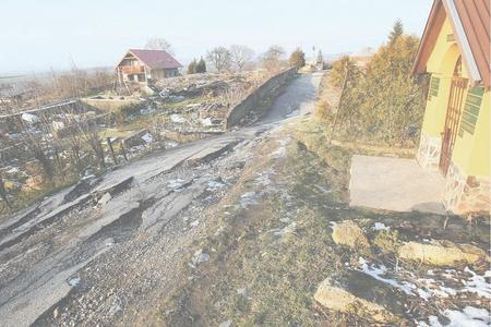 A devastating landslide in eastern Slovakia