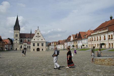 The main square in Bardejov is a good place to start discovering the UNESCO-listed town