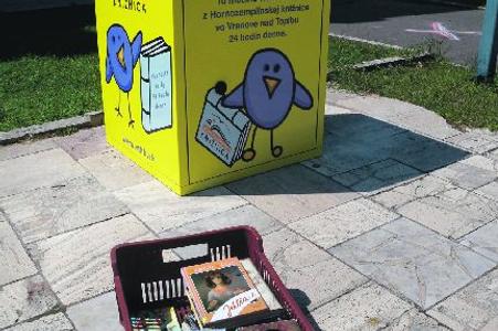The biblio-box at Vranov nad Topľou library.