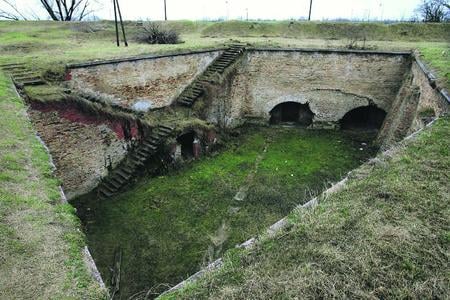 Part of the fortress in Komárno.