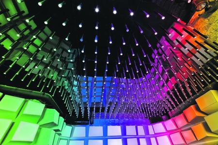 The interior of the Kilowatt club in Trnava