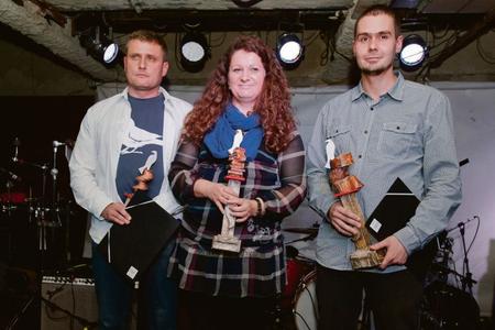 Jozef Žaťko, Simona Rudavská and Martin Strýko (from left to right)