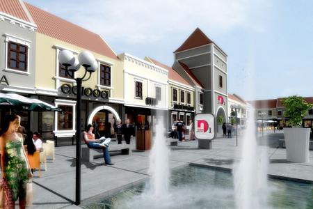 An artist‘s impression of D1 Outlet City near Senec. 