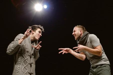 A scene from the play
