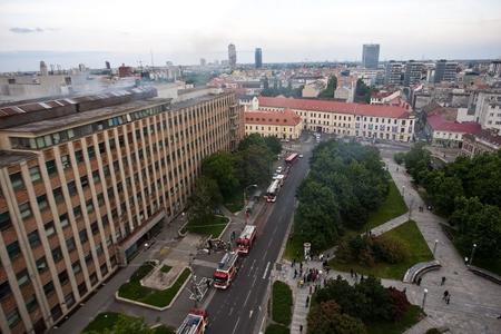 The Slovak University of Technology’s building of the Faculty of Chemical and Food Technology caught on fire.