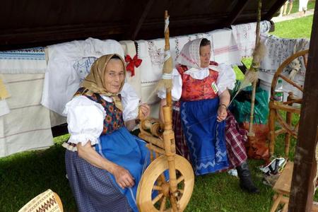 EĽRO festival of traditional crafts in Kežmarok.