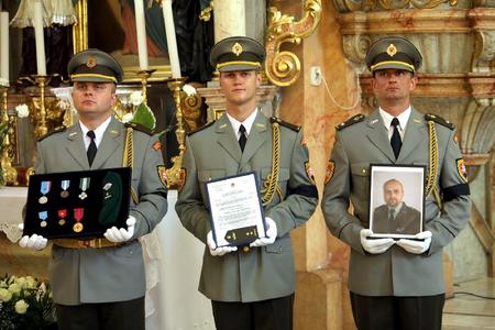 The funeral of Sergeant-Major Daniel Kavuliak took place on July 12.
