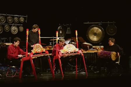 Amadinda, a Hungarian percussion band.