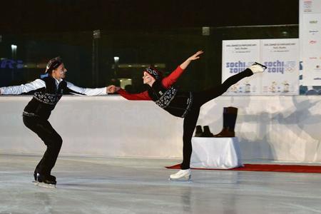 The Slovak "Olympic Fashion Show on Ice".