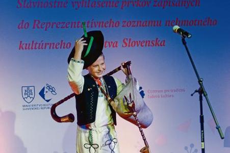 Slovak bagpipes are used for dance music.