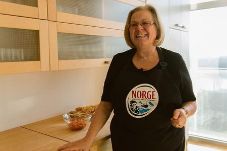 Ambassador Inga Magistad talks passionately about Norwegian cuisine.