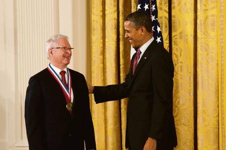 US President BarackObamaawarded Slovak-born scientist Ján
Vilček.