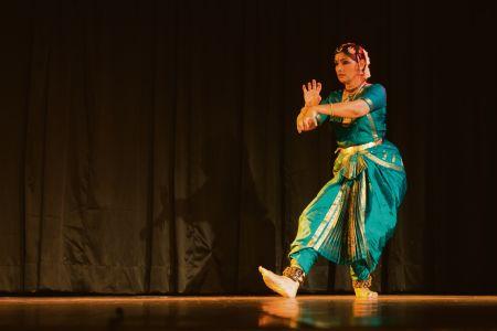 Anjana Rajan performing Bharata Natyam, a traditional Indian
dance form, inNewDelhi.