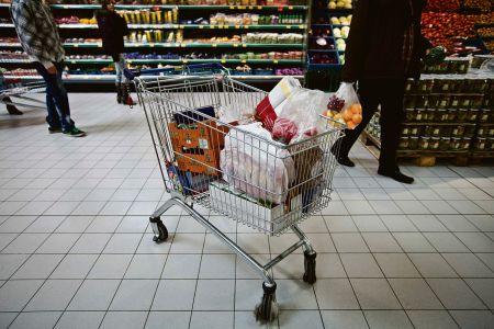 Only about one half of the food in people’s carts is likely made in Slovakia.