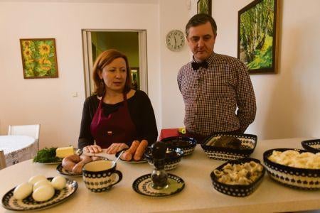 Polish Ambassador Tomasz Chłoń and his wife Jolanta enjoy cooking together.