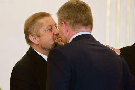 Harabin's (pictured with Fico) post might be divided