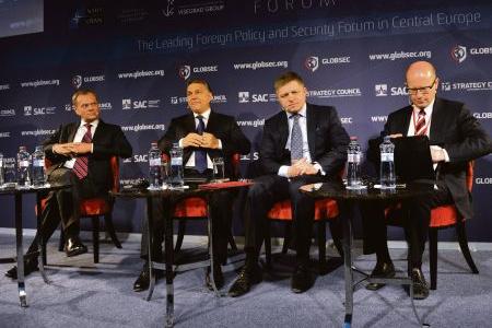 The V4 prime ministers met at GLOBSEC.