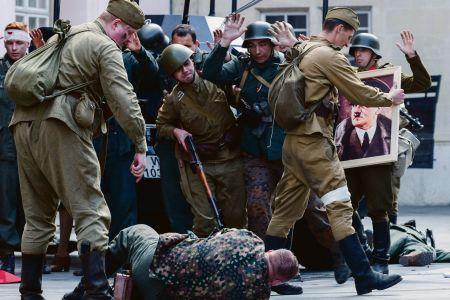 World War II battles were re-enacted in Bratislava onMay8 (Victory in Europe Day).