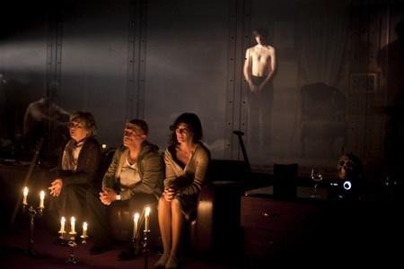 Winning Rechnitz - The Angel of Death: Emília Vášáryová (R), Richard Stanke and Szidi Tobias