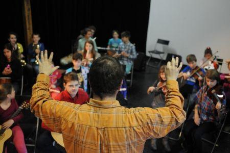 Marek Piaček conducting the children’s opera