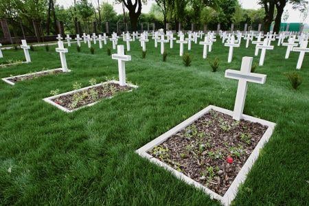 Cemetery ofWWIvictims in Petržalka.