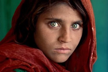 Afghani Girl from Pakistani Refugee Camp, Steve McCurry