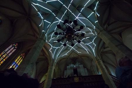 Concert-lighting design in St Martin's Cathedral. 