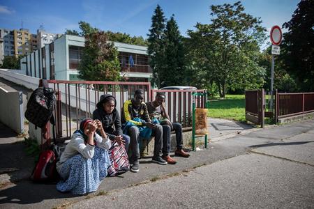 Foreigners sleep in front of alien police office (UPDATED)