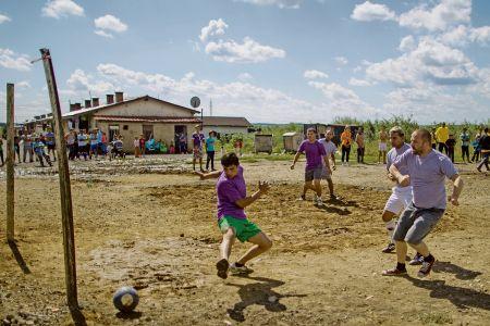 Except for the concert, there were several alternative events
held in Budulovská, including a football match.